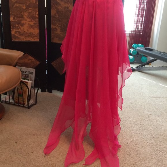Cache party dress, hot pink, size 6 - Picture 4 of 5